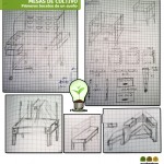 Mesas de cultivo: bocetos y diseños | EcoHortum