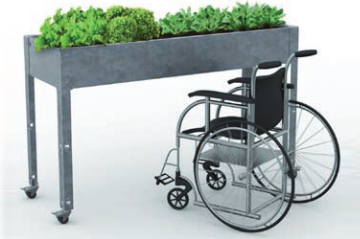 Mesas de cultivo de movilidad reducida | EcoHortum